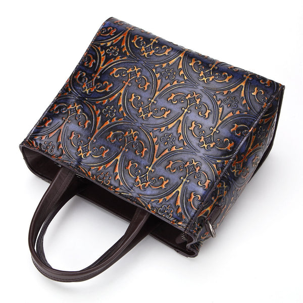 Retro-embossed Messenger Bag For Ladies And Women