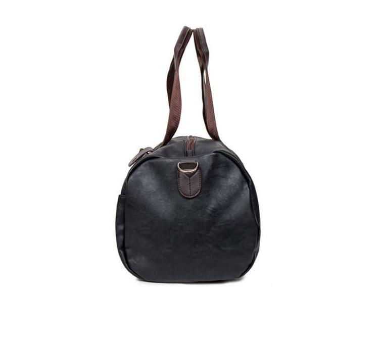 Leather Leisure Travel Duffel Bag For Men And Women