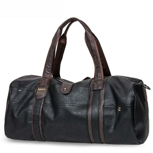 Leather Leisure Travel Duffel Bag For Men And Women