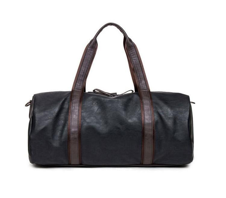 Leather Leisure Travel Duffel Bag For Men And Women