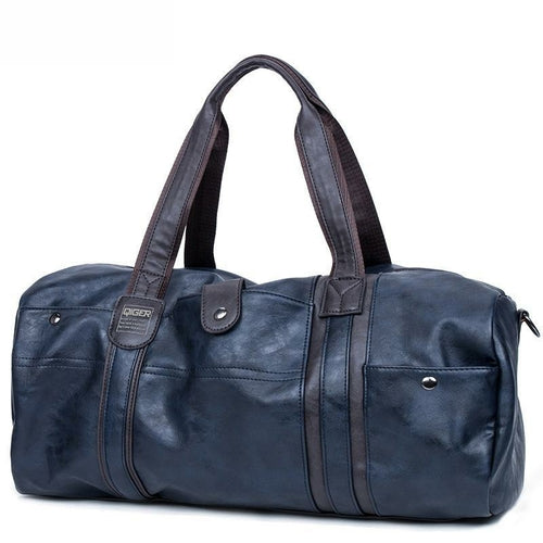 Leather Leisure Travel Duffel Bag For Men And Women