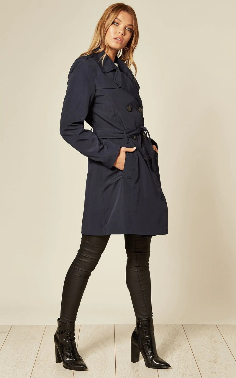 Spring/Summer Military Double Breasted Trench Coat (9049-SP)