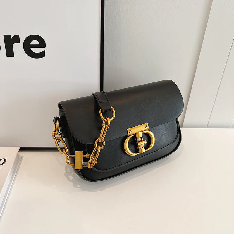 retro small bag Women's original fashion niche crossbody bag women's shoulder bag Senior handbag Underarm bag crossbody bag