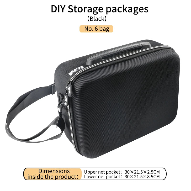 Electronic Organizer DIY Sponge Protection Travel Cable Organizer Bag Electronic Accessories Carry Case Portable Portabl Storage