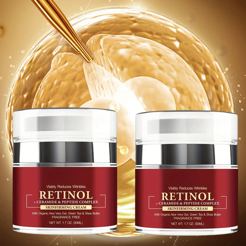 Instant Retinol Cream Wrinkle Remover Firming Lifting Anti Aging Fade Fine Lines Moisturizing Whitening Korea Repair Skin Care