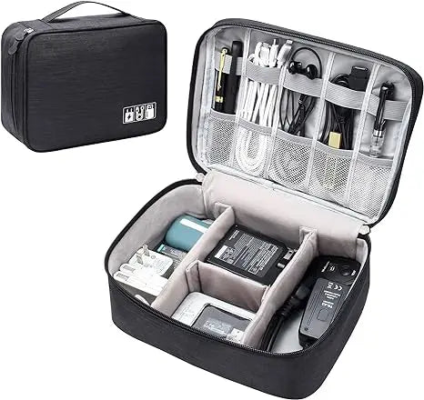 Multifunction Storage Bag Makeup Organizer Waterproof Wear Electronics Organizer Portable Travel Universal Cable Organizer Bag