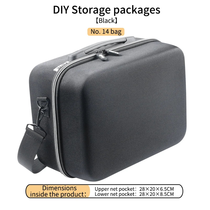 Electronic Organizer DIY Sponge Protection Travel Cable Organizer Bag Electronic Accessories Carry Case Portable Portabl Storage