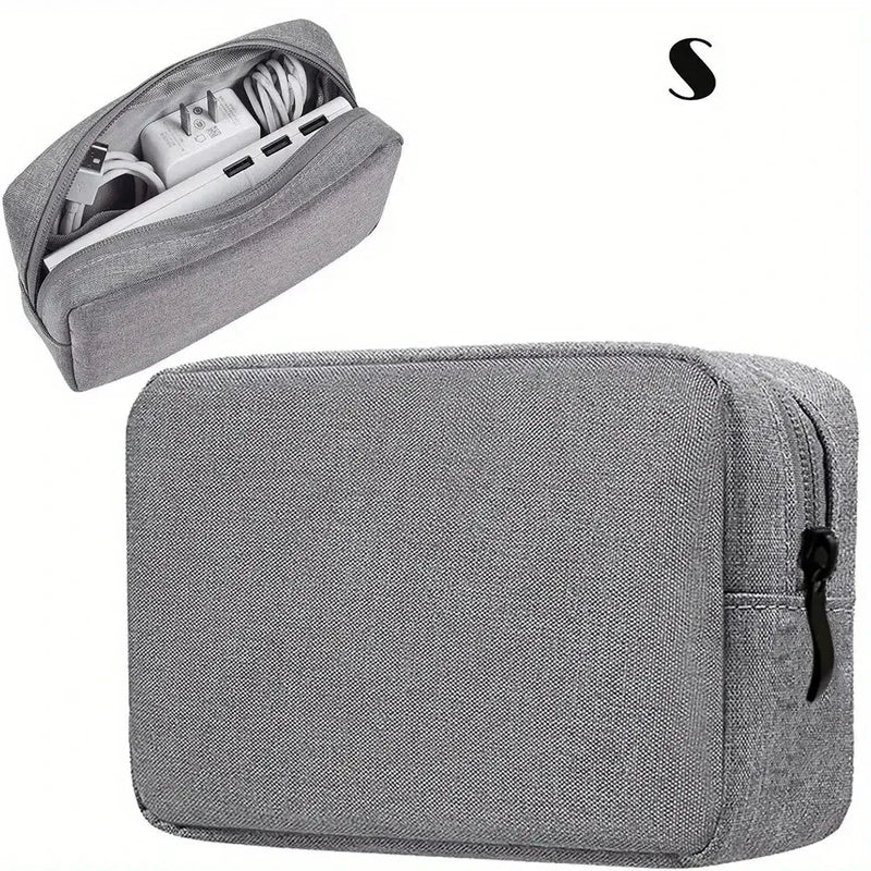 Digital Portable Organizer Case for Headphones Travel Closet Storage Bag Zipper Accessories Charger Data Cable USB Bag