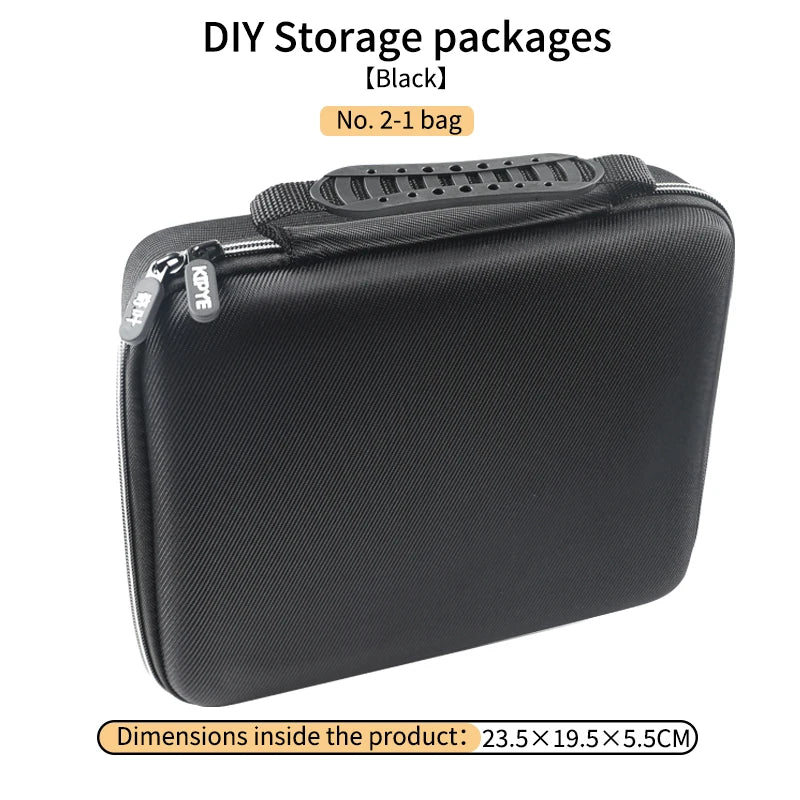 Electronic Organizer DIY Sponge Protection Travel Cable Organizer Bag Electronic Accessories Carry Case Portable Portabl Storage