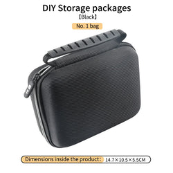 Electronic Organizer DIY Sponge Protection Travel Cable Organizer Bag Electronic Accessories Carry Case Portable Portabl Storage