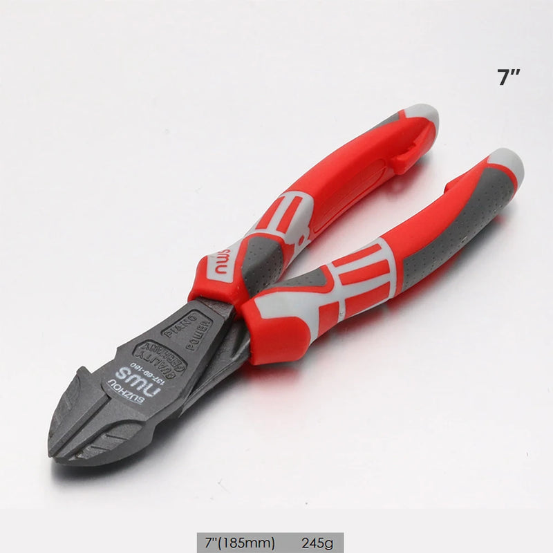 Universal Wire Cutter Needle Nose Crimping Plier Electrician Working Hardware Diagonal Pliers