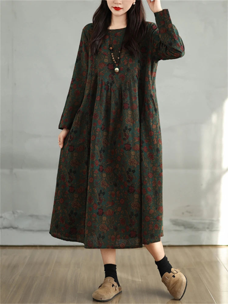 Floral Dresses 2024 Women Casual