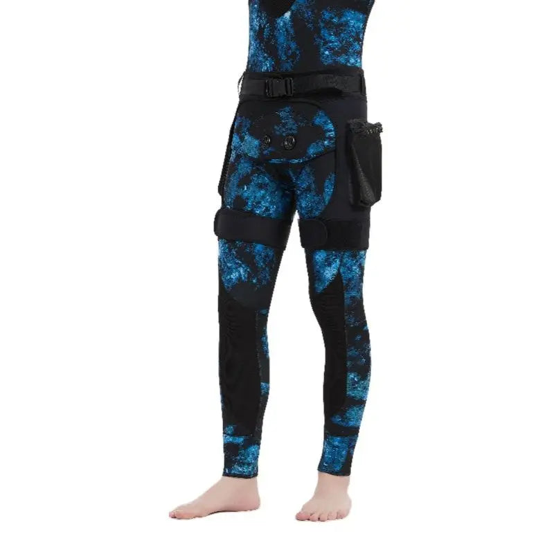 NEW Black Neoprene Wetsuit Tech Shorts Submersible Load Weight Pocket Leg Thigh Pants Bandage Scuba Diving Equipment Accessories