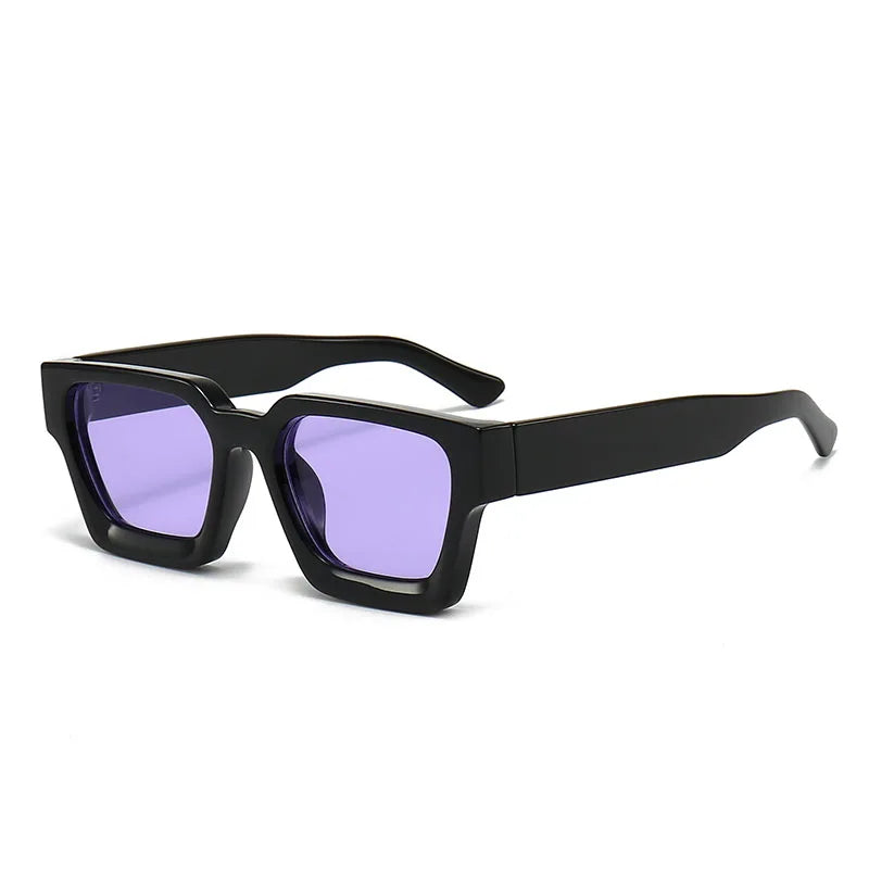 SHAUNA Ins Popular Women Square Sunglasses Retro Men Tinted Shades UV400