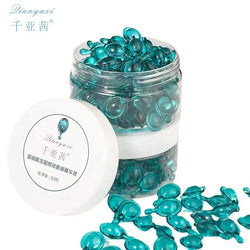 50PCS Blue Copper Peptide Capsule Face Serum Firms Tightens Night Moisturizing Plumping and Radiant Skin Care Rejuvenation