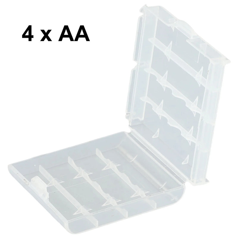 10 X Battery Plastic Protecting Case Cover Holders AA/AAA Battery Storage Box Container Organizer For 4xAA 5xAAA Batteries