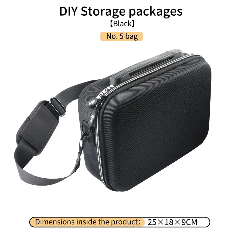 Electronic Organizer DIY Sponge Protection Travel Cable Organizer Bag Electronic Accessories Carry Case Portable Portabl Storage