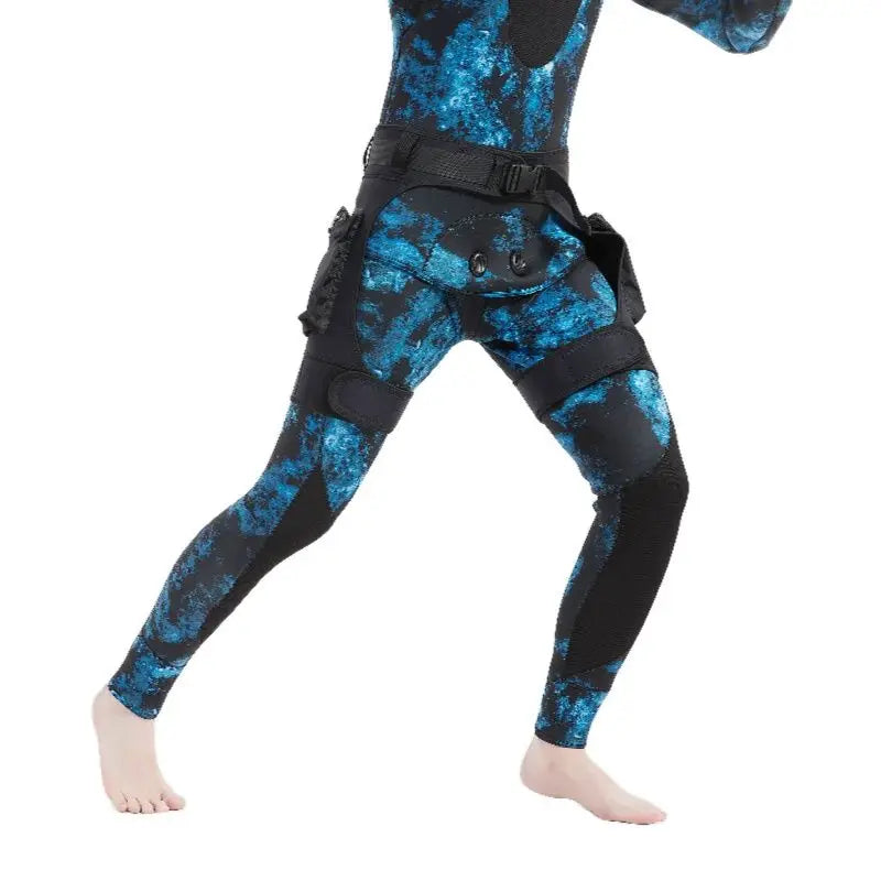 NEW Black Neoprene Wetsuit Tech Shorts Submersible Load Weight Pocket Leg Thigh Pants Bandage Scuba Diving Equipment Accessories