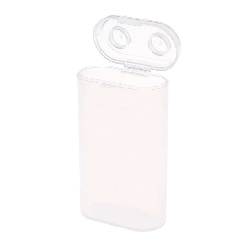 1PC 18650 Battery Portable Waterproof Clear Holder Storage Box Transparent Plastic Safety Case for 2 Sections 18650 Wholesale