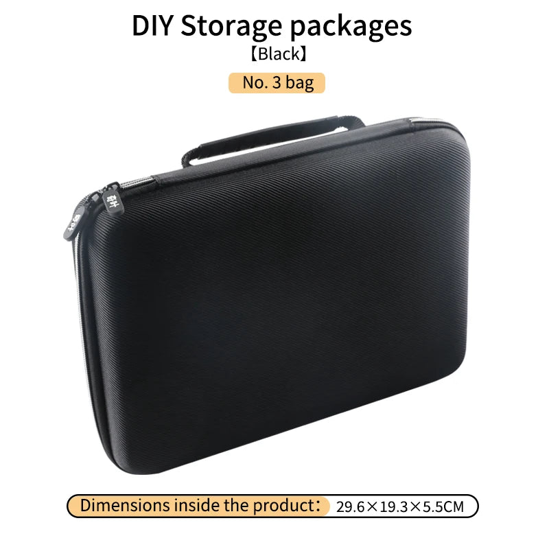 Electronic Organizer DIY Sponge Protection Travel Cable Organizer Bag Electronic Accessories Carry Case Portable Portabl Storage