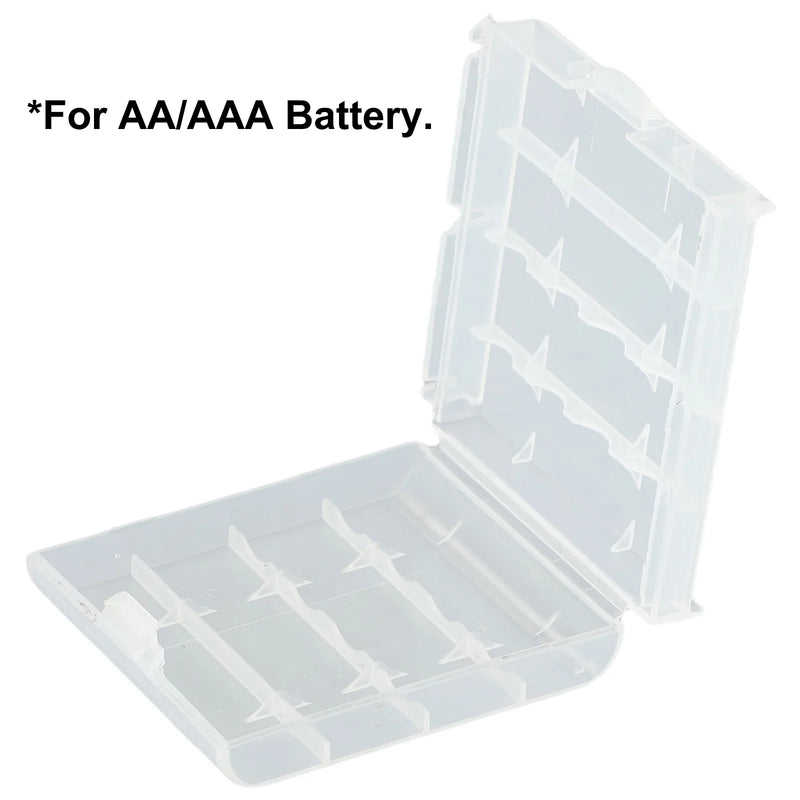 10 X Battery Plastic Protecting Case Cover Holders AA/AAA Battery Storage Box Container Organizer For 4xAA 5xAAA Batteries