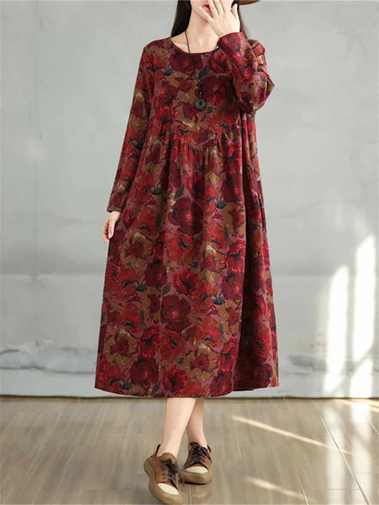 Floral Dresses 2024 Women Casual