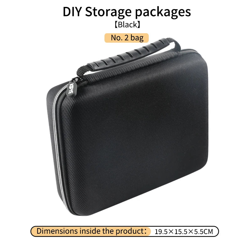 Electronic Organizer DIY Sponge Protection Travel Cable Organizer Bag Electronic Accessories Carry Case Portable Portabl Storage