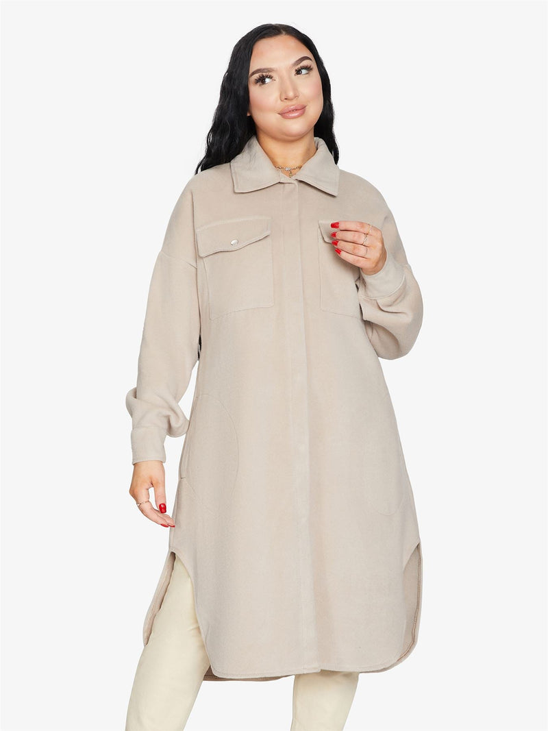 Oversized Longline Shacket