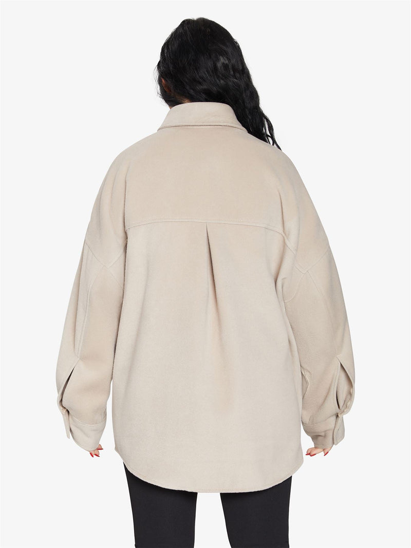 Oversized Patch Pocket Shacket