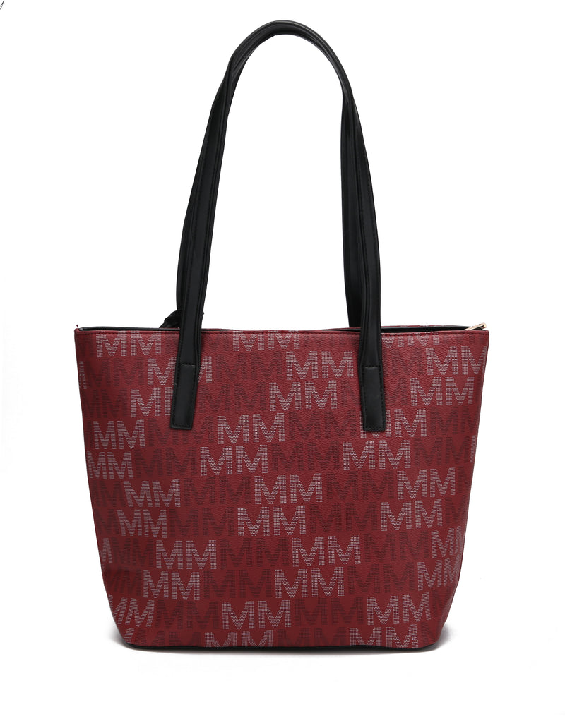 3PC Aylet M Tote with Mini Bag and Wristlet Pouch