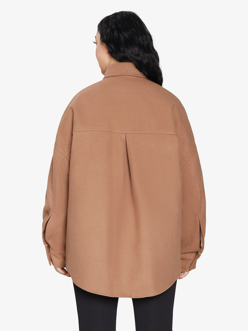 Oversized Patch Pocket Shacket