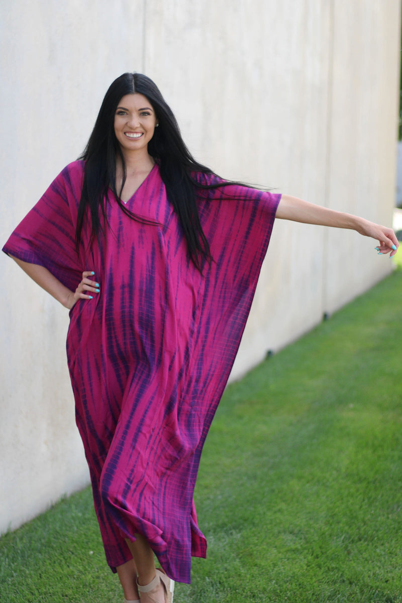 Tie Dyed Kaftan, Plus Size Kaftan Dress, African Kaftam, Indian Kaftan