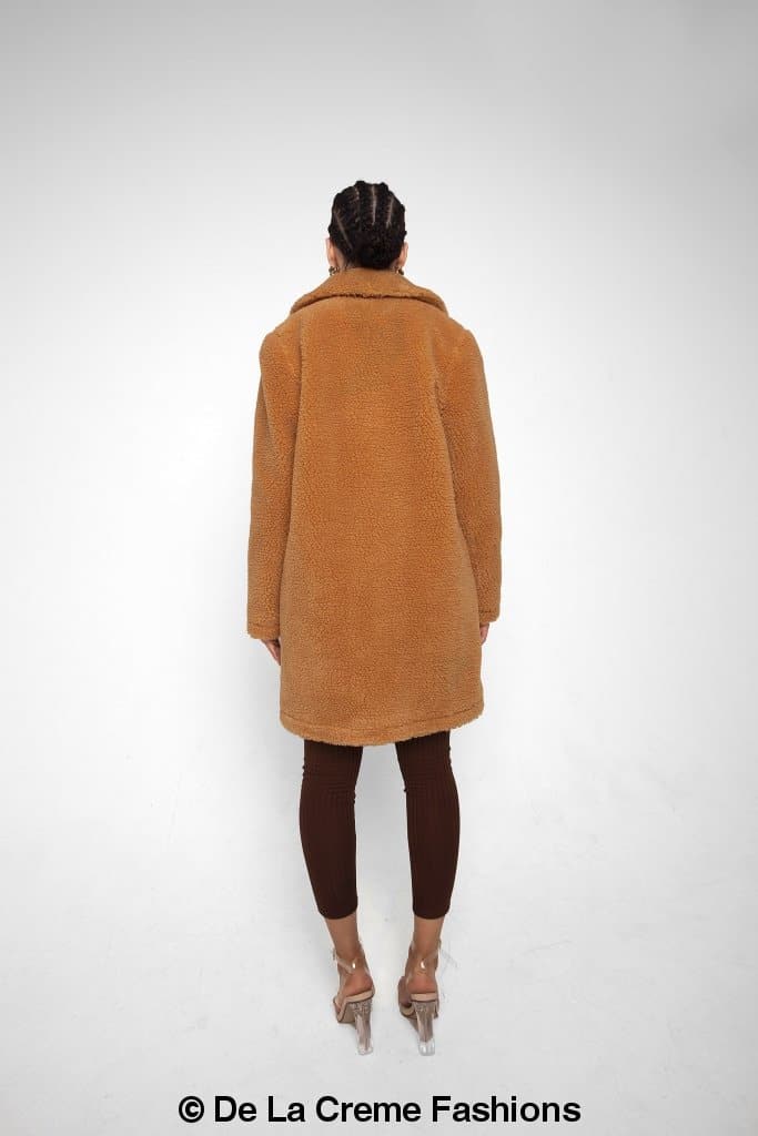 Jacqueline Oversized Teddy Coat