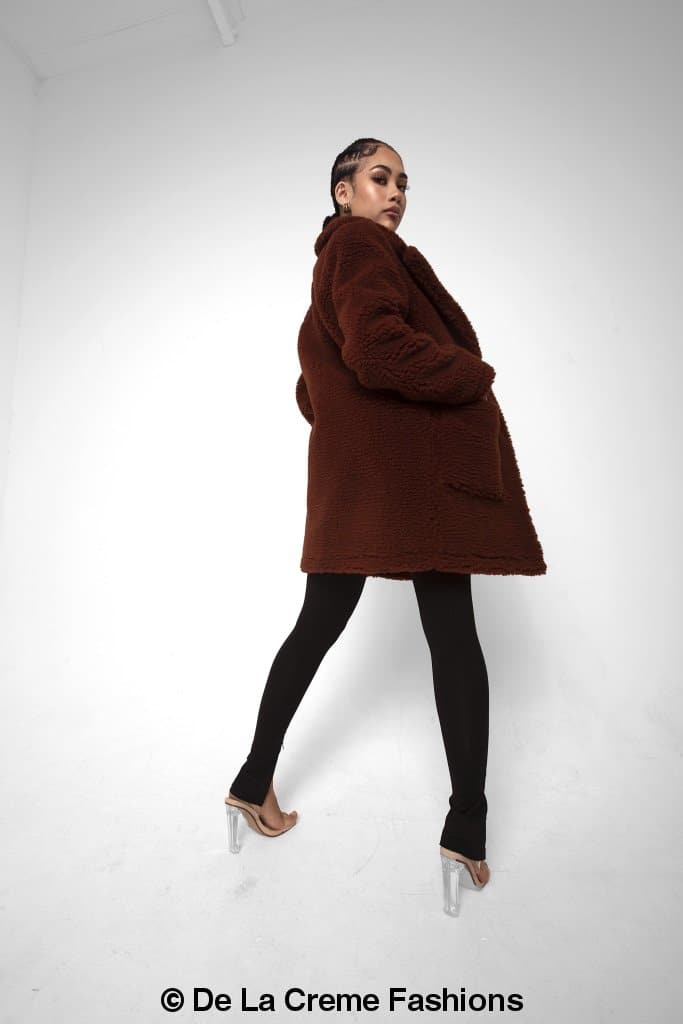 Jacqueline Oversized Teddy Coat